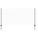 Recinzione esagonale con palo 10 x 1,2 m Grigio Rete