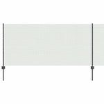 Recinzione con pali. Grigio 1 x 25 m Acciaio