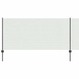 Recinzione con pali. Grigio 1 x 25 m Acciaio