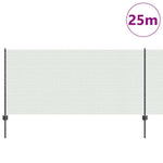 Recinzione con pali. Grigio 1 x 25 m Acciaio
