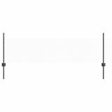 Recinzione esagonale con palo 50 x 0,5 m Grigio Rete