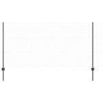 Recinzione con pali. Grigio 1.2 x 50 m Acciaio