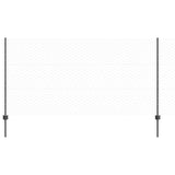 Recinzione con pali. Grigio 1.2 x 50 m Acciaio