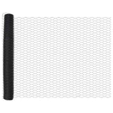 Recinzione con pali. Grigio 1.2 x 50 m Acciaio