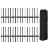 Recinzione con pali. Grigio 0.4 x 100 m Acciaio