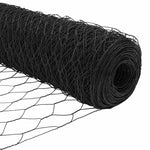 Recinzione con pali. Grigio 0.5 x 100 m Acciaio