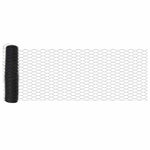 Recinzione con pali. Grigio 0.5 x 100 m Acciaio