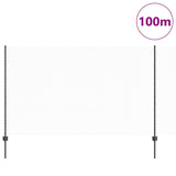 Recinzione esagonale con palo 100 x 1,4 m Grigio Rete