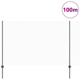 Recinzione esagonale con palo 100 x 1,5 m Grigio Rete