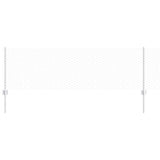 Recinzione con pali. Argento 0.6 x 10 m Acciaio