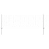 Recinzione con pali. Argento 0.6 x 10 m Acciaio