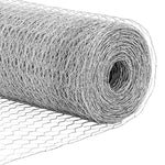 Recinzione con pali. Argento 0.4 x 50 m Acciaio