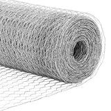 Recinzione con pali. Argento 0.4 x 50 m Acciaio