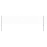 Recinzione con pali. Argento 0.4 x 50 m Acciaio