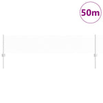 Recinzione con pali. Argento 0.4 x 50 m Acciaio