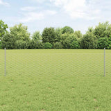 Recinzione con pali. Argento 0.5 x 50 m Acciaio