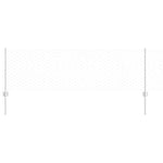 Recinzione con pali. Argento 0.6 x 50 m Acciaio
