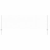 Recinzione con pali. Argento 0.8 x 50 m Acciaio