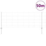 Recinto per animali selvatici con pali 50 x 0,8 m (L x A)