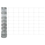 Recinzione con pali. Argento 0.8 x 50 m Acciaio