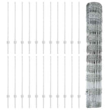 Recinto per animali selvatici con pali 50 x 1 m (P x H)