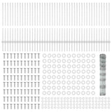 Recinto per animali selvatici con pali 100 x 1 m (L x H)