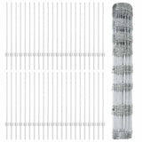 Recinto per animali selvatici con pali 100 x 1 m (L x H)