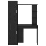 Scrivania 2 pcs Rovere Nero