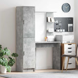 Scrivania 2 pcs Grigio cemento
