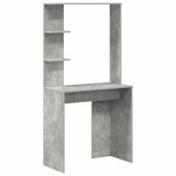 Scrivania 2 pcs Grigio cemento