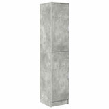 Scrivania 2 pcs Grigio cemento