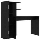 Scrivania 2 pcs Rovere Nero