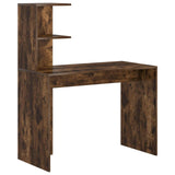 Scrivania 2 pcs Rovere fumé