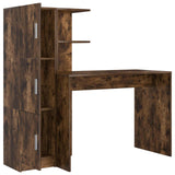 Scrivania 2 pcs Rovere fumé