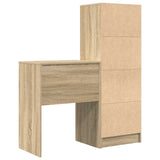 Scrivania con cassetto con lo scaffale 2 pcs Rovere Sonoma