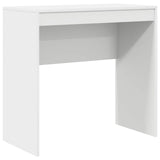 Scrivania con cassetto con lo scaffale 2 pcs Bianco
