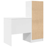 Scrivania con cassetto 2 pcs Bianco