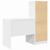 Scrivania con cassetto 2 pcs Bianco