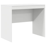 Scrivania con cassetto con lo scaffale 2 pcs Bianco