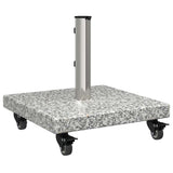 Base per ombrellone 30kg Grigio Granito Quadrato