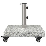 Base per ombrellone 30kg Grigio Granito Quadrato