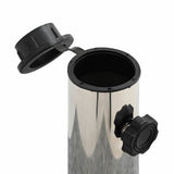 Base per ombrellone 30kg Nero Granito e Acciaio Inossidabile