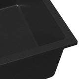 Lavello da cucina Nero 54 x 44 x 20 cm Granito