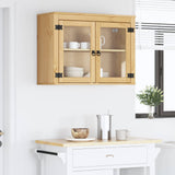 Armadietto SKI Marrone Miele 80 x 32 x 60 cm Pino massello