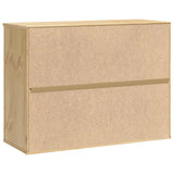 Armadietto SKI Marrone Miele 80 x 32 x 60 cm Pino massello
