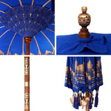 Parasol Balinese Blu 185 x 185 x 260 cm