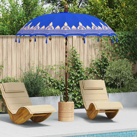 Parasol Balinese Blu 215 x 215 x 260 cm