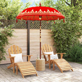 Parasol Balinese Rosso 185 x 185 x 260 cm