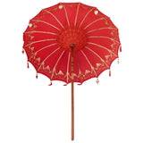 Parasol Balinese Rosso 185 x 185 x 260 cm