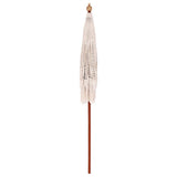 Parasol in macramè Crema 190 x 190 x 260 cm